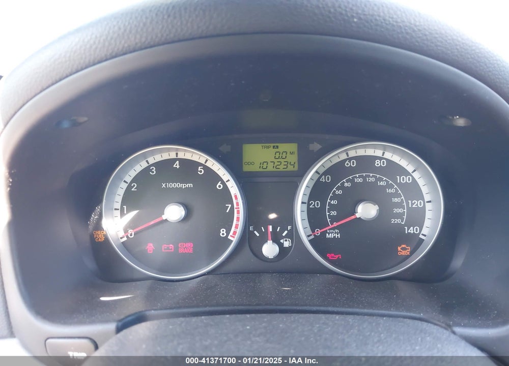 2009 HYUNDAI ACCENT GLS VIN: KMHCN46CX9U285217