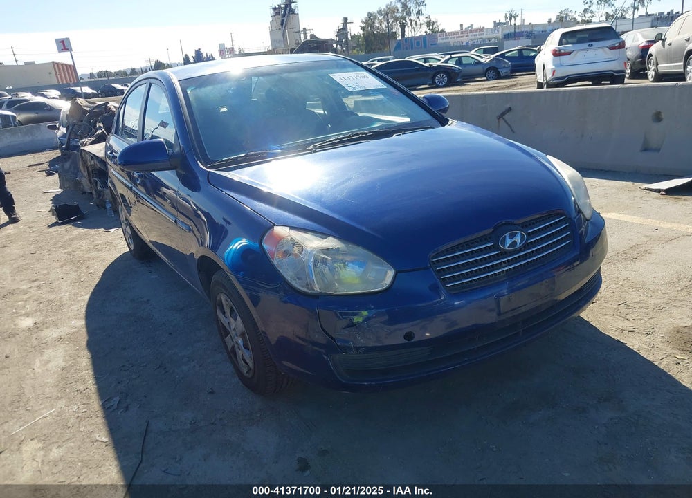 2009 HYUNDAI ACCENT GLS VIN: KMHCN46CX9U285217
