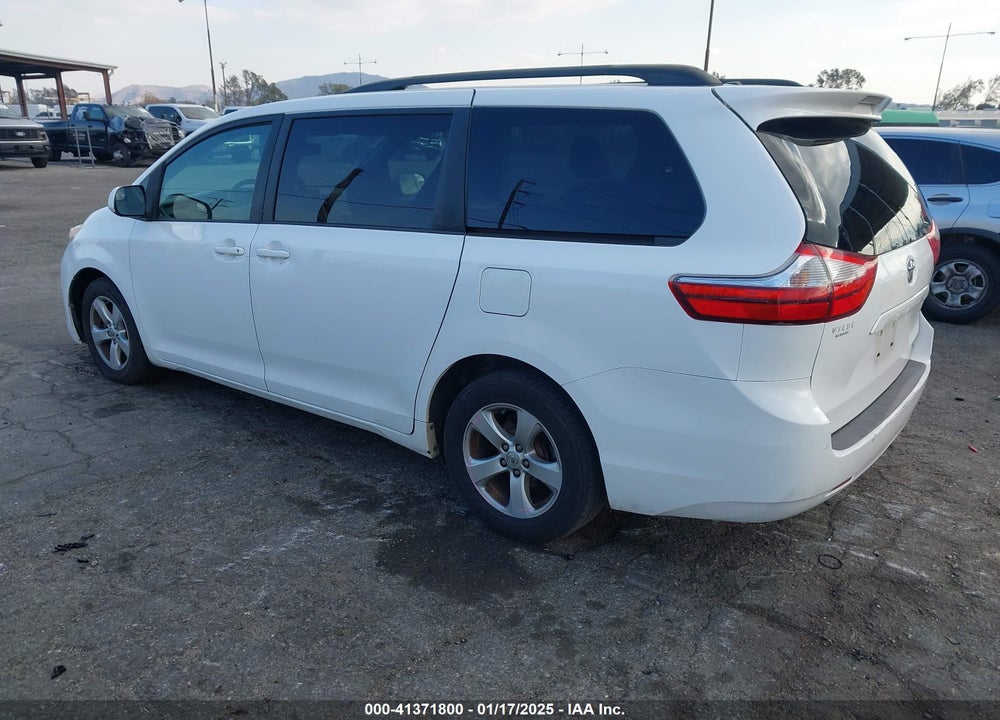 2016 TOYOTA SIENNA VIN: 5TDKK3DC8GS738774