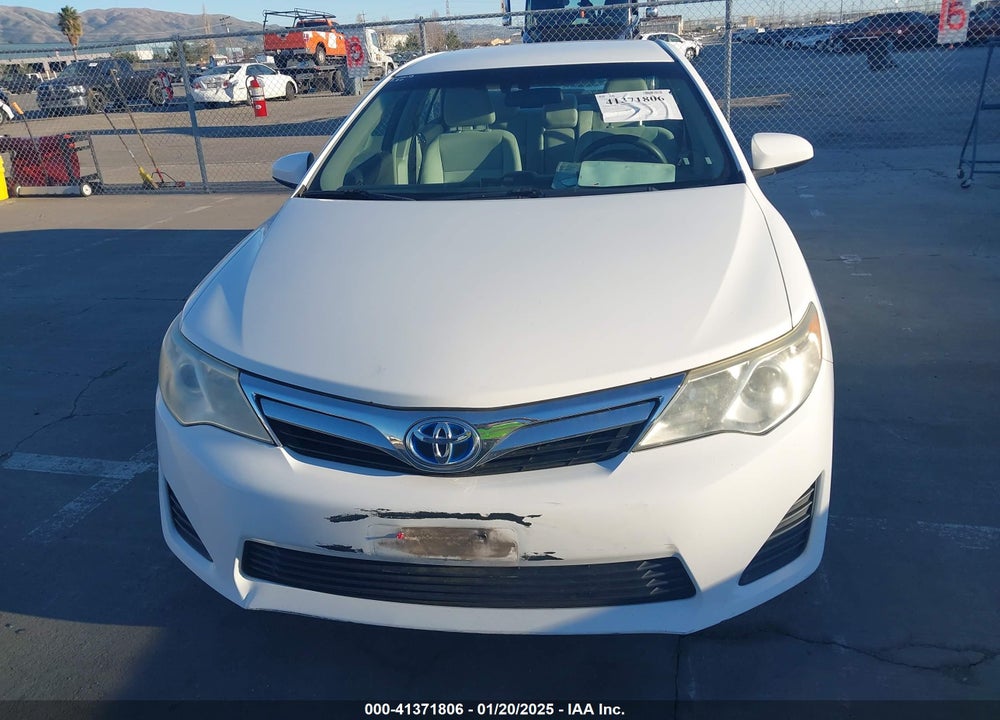 2013 TOYOTA CAMRY HYBRID VIN: 4T1BD1FK1DU071164