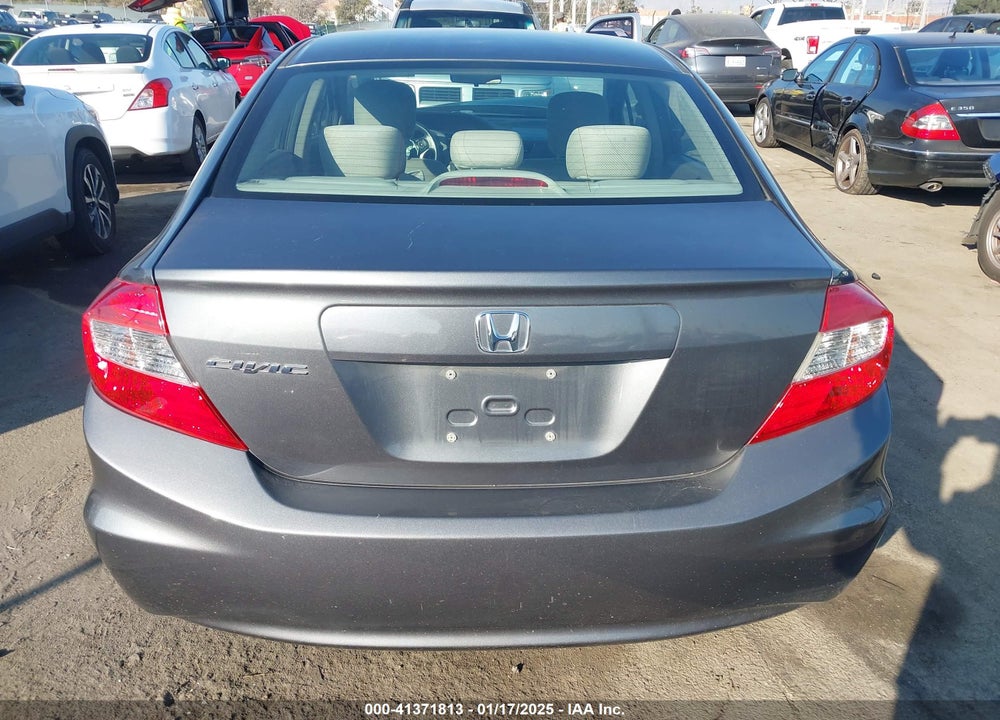 2012 HONDA CIVIC SDN LX VIN: 19XFB2F54CE380619
