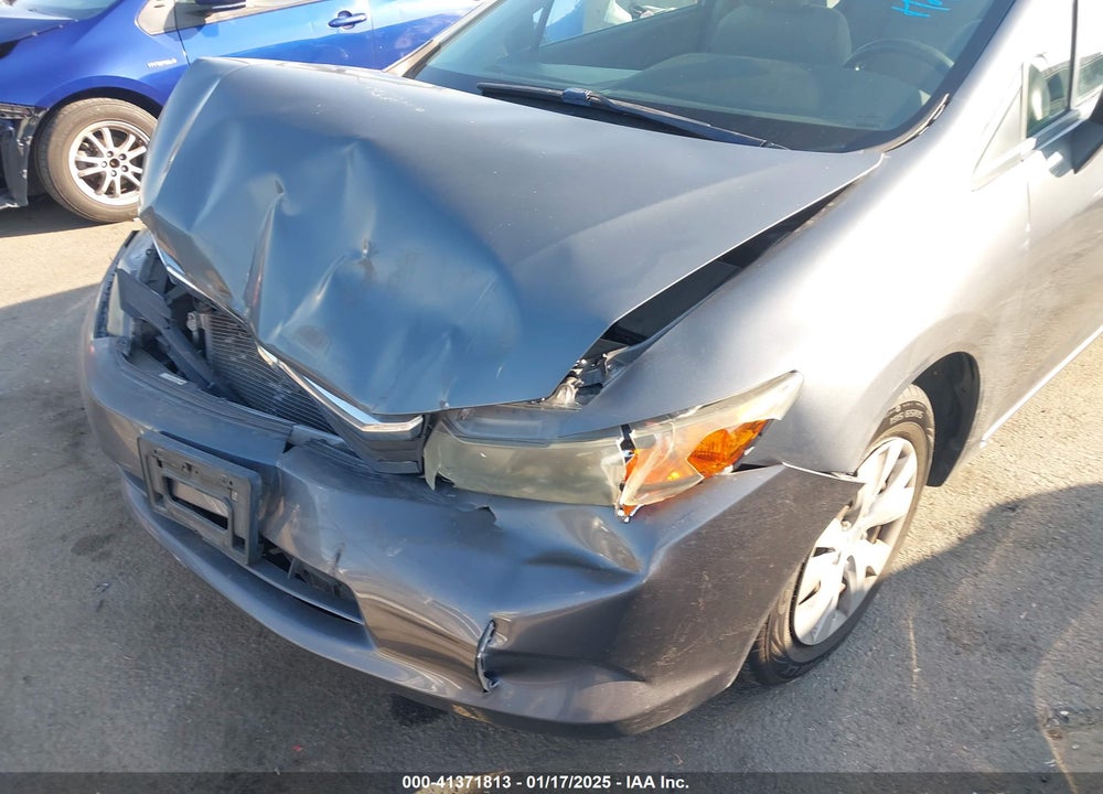 2012 HONDA CIVIC SDN LX VIN: 19XFB2F54CE380619