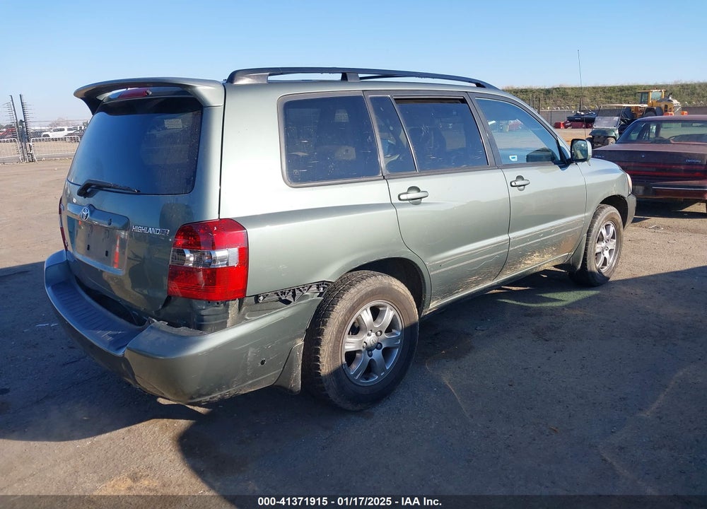 2005 TOYOTA HIGHLANDER V6 VIN: JTEDP21A150052434