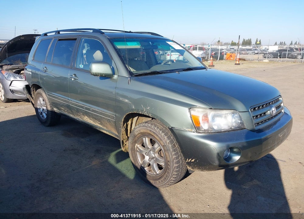 2005 TOYOTA HIGHLANDER V6 VIN: JTEDP21A150052434
