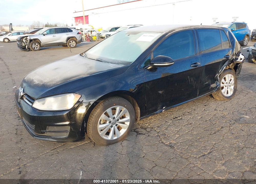 2015 VOLKSWAGEN GOLF TDI S 4-DOOR VIN: 3VWRA7AU0FM013171