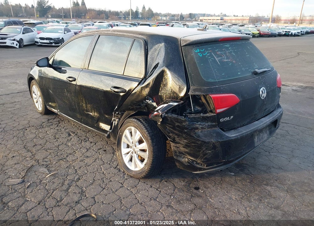 2015 VOLKSWAGEN GOLF TDI S 4-DOOR VIN: 3VWRA7AU0FM013171