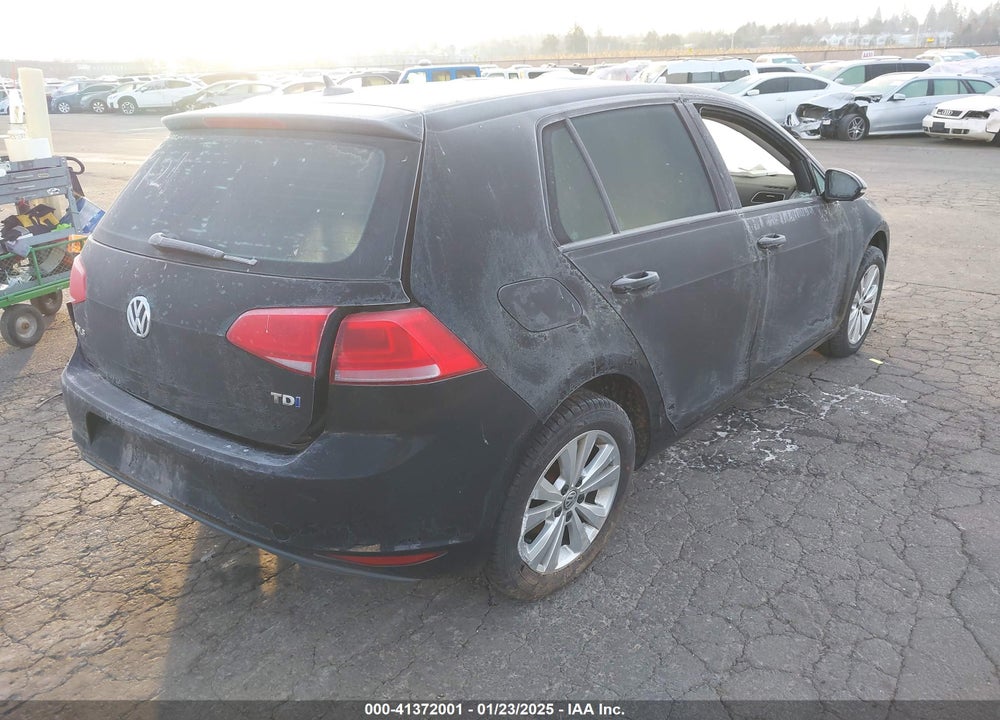 2015 VOLKSWAGEN GOLF TDI S 4-DOOR VIN: 3VWRA7AU0FM013171