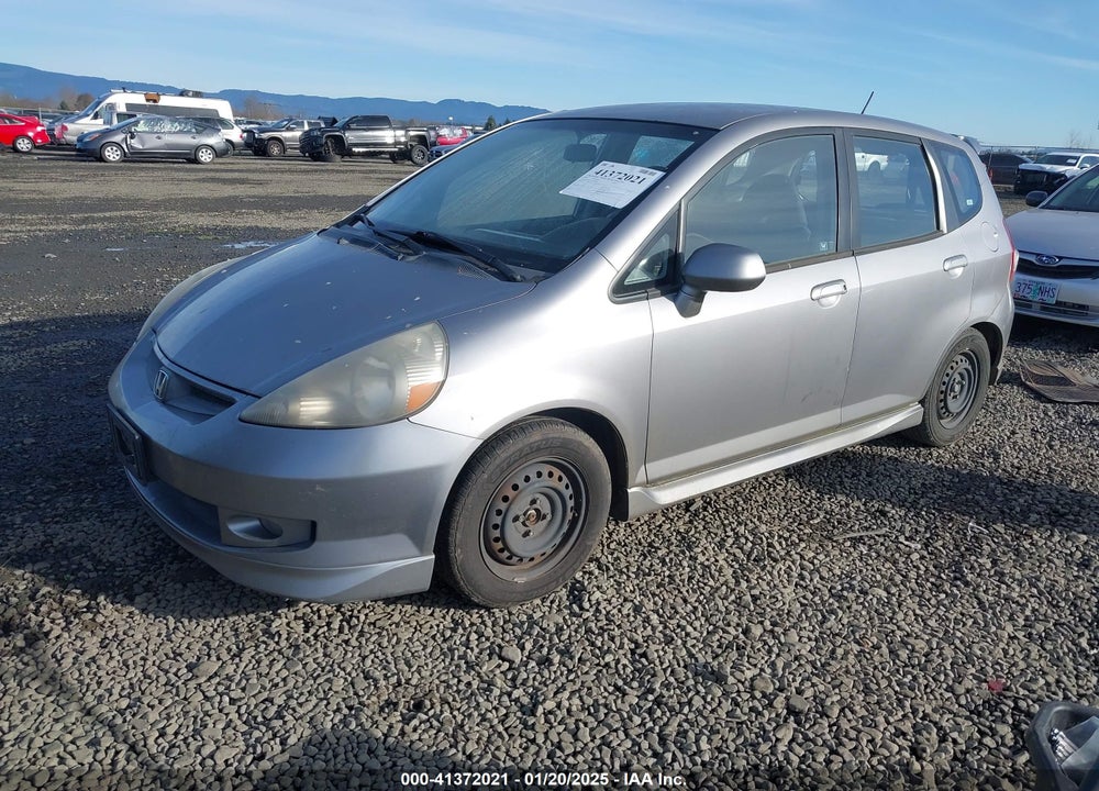 2007 HONDA FIT SPORT VIN: JHMGD37637S019640