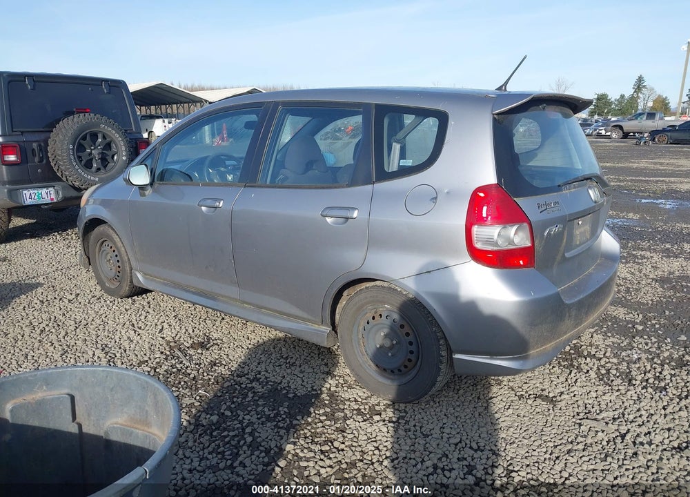 2007 HONDA FIT SPORT VIN: JHMGD37637S019640