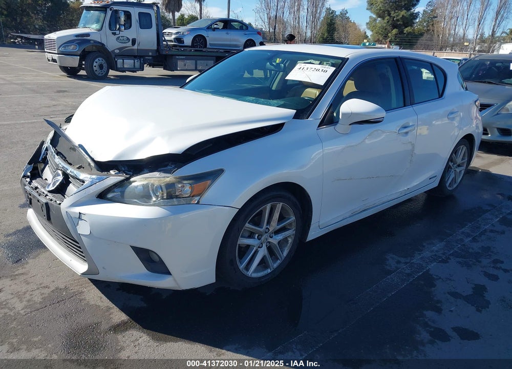 2014 LEXUS CT 200H VIN: JTHKD5BH5E2203604