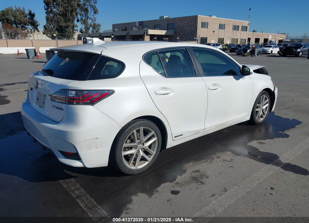 2014 LEXUS CT 200H VIN: JTHKD5BH5E2203604