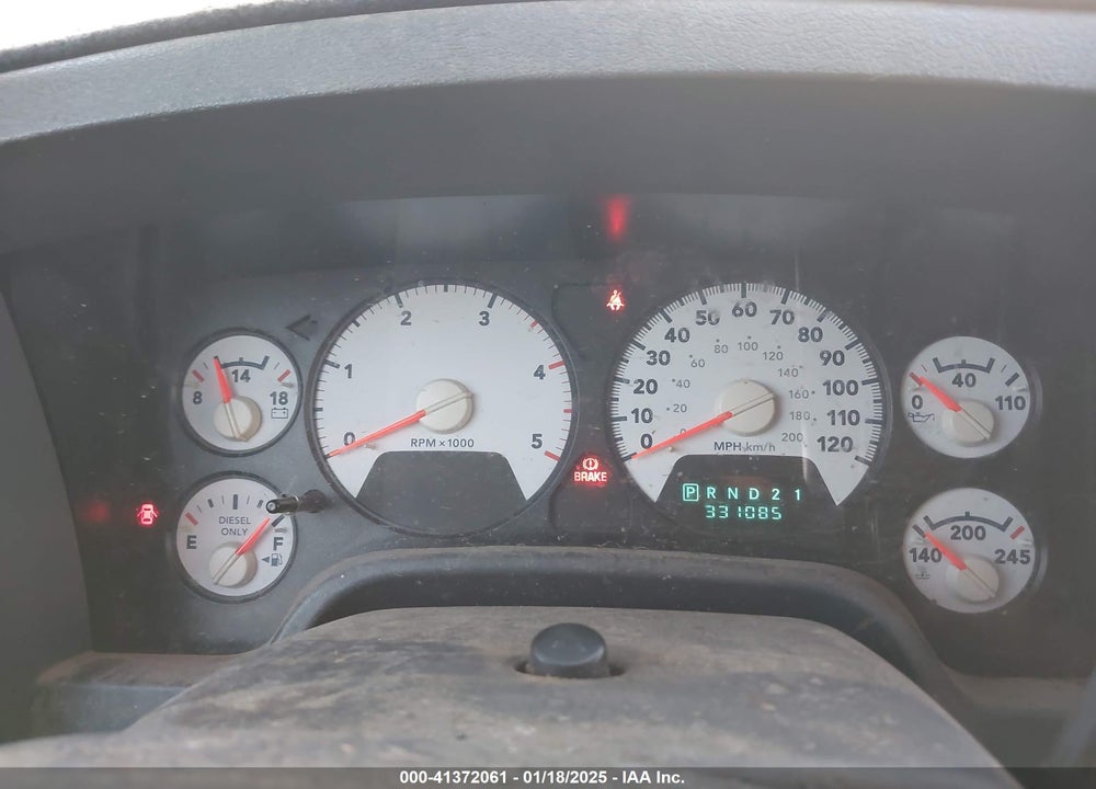 2006 DODGE RAM 2500 LARAMIE VIN: 3D7KR29C56G177435