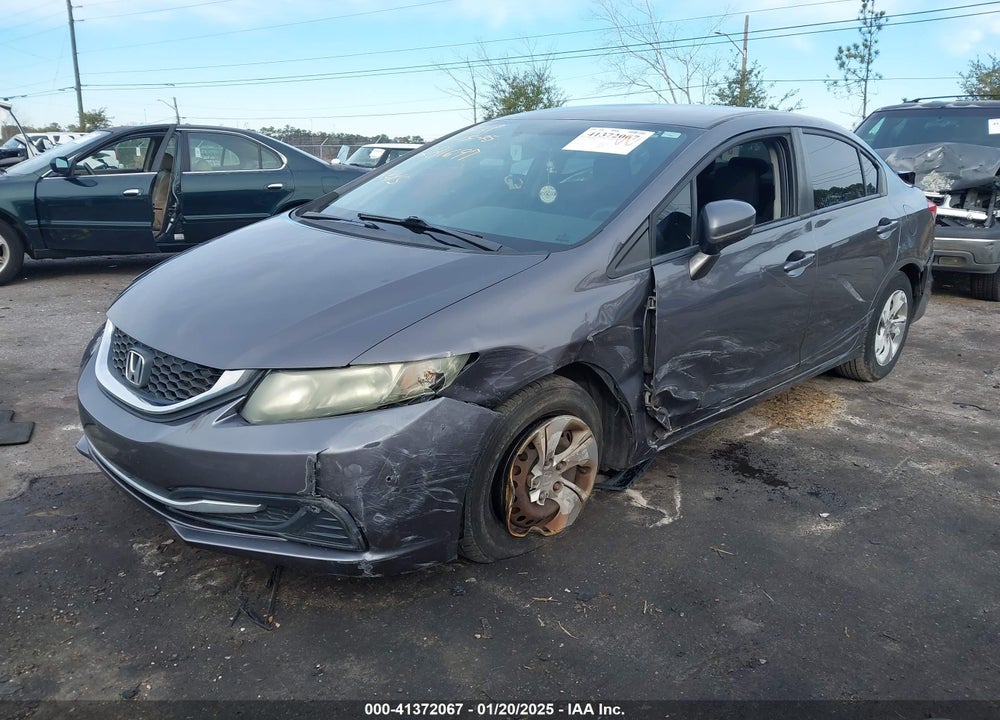 2015 HONDA CIVIC VIN: 19XFB2F55FE281697