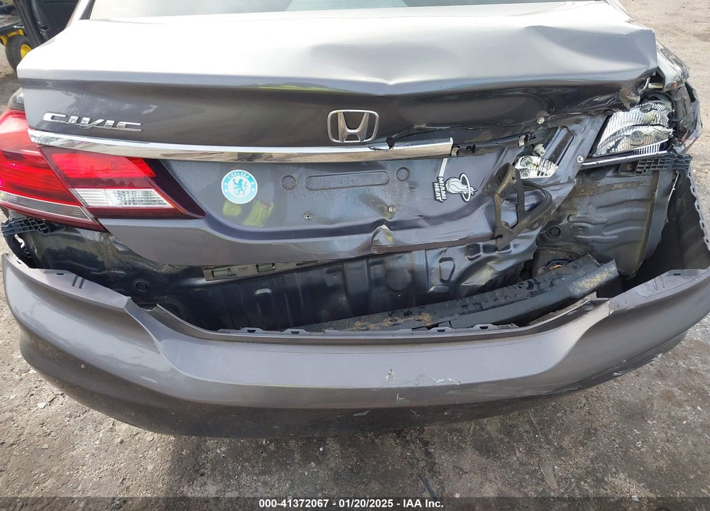 2015 HONDA CIVIC VIN: 19XFB2F55FE281697