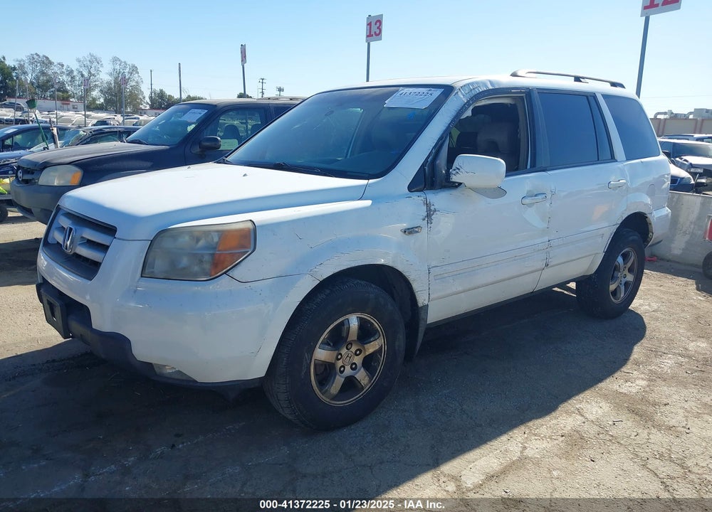 2007 HONDA PILOT EX-L VIN: 5FNYF18627B030693