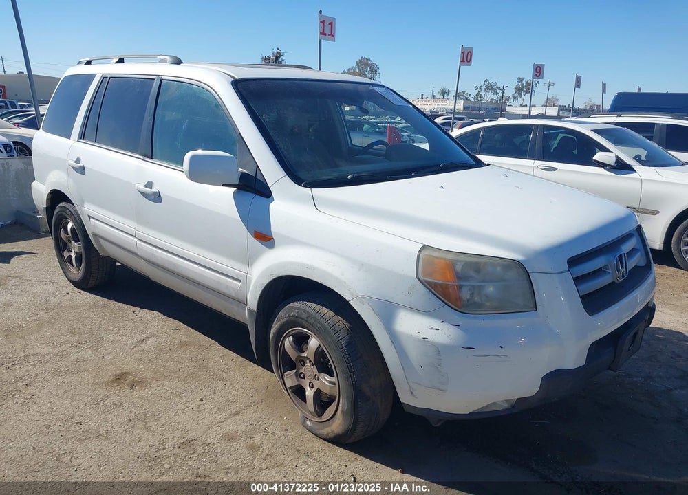 2007 HONDA PILOT EX-L VIN: 5FNYF18627B030693