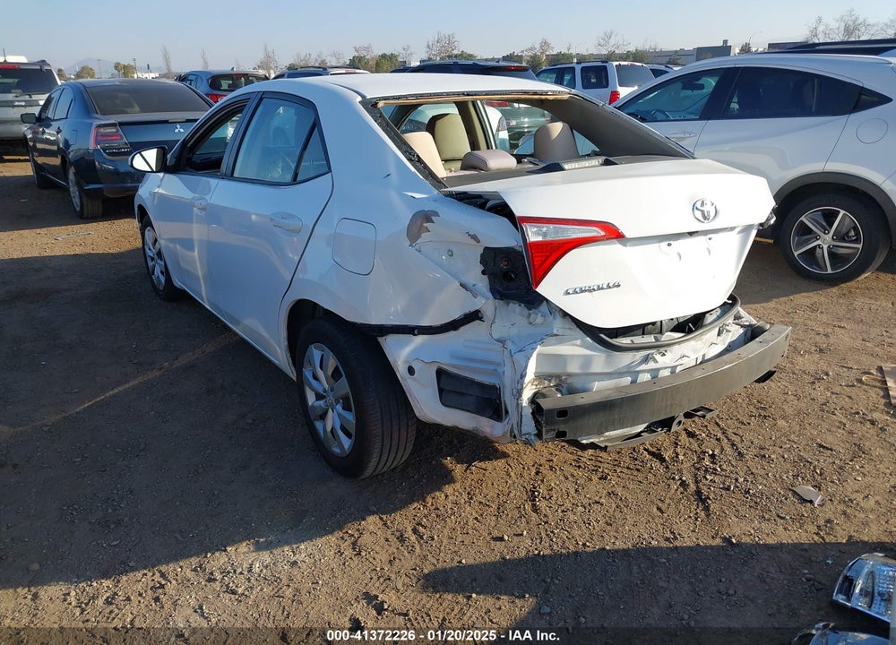 2015 TOYOTA COROLLA VIN: 5YFBURHE8FP203721