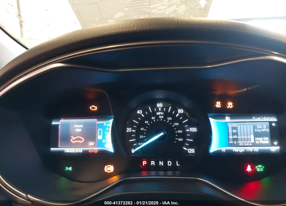 2017 FORD FUSION ENERGI SE LUXURY VIN: 3FA6P0PUXHR277948