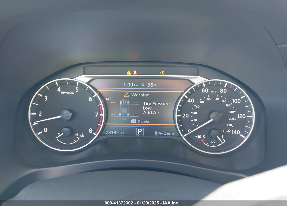2025 NISSAN ALTIMA SV FWD VIN: 1N4BL4DV5SN308869