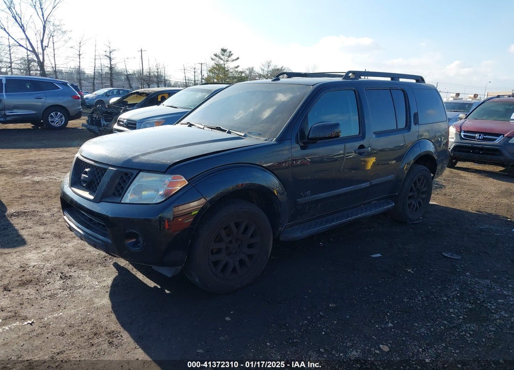 2008 NISSAN PATHFINDER LE V8 VIN: 5N1BR18B78C607013