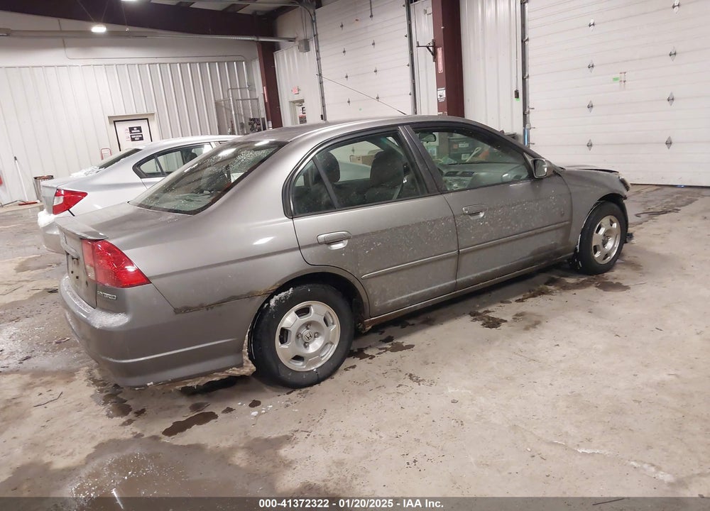 2005 HONDA CIVIC HYBRID VIN: JHMES96685S019115