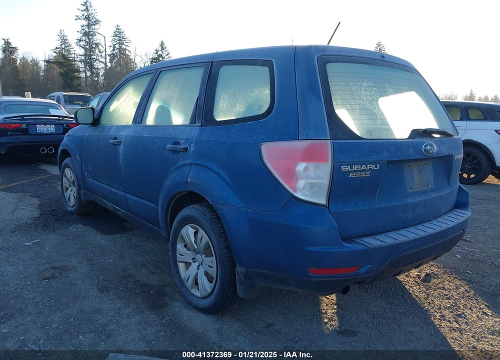 2009 SUBARU FORESTER 2.5X VIN: JF2SH61619H719104