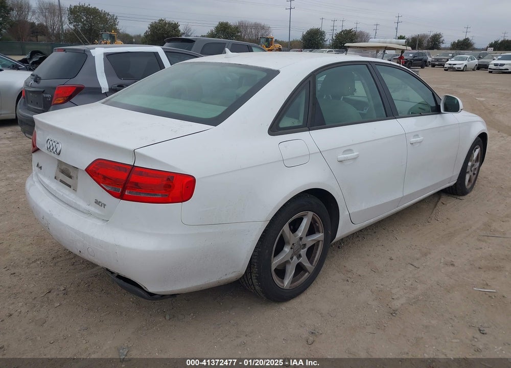 2009 AUDI A4 VIN: WAUJF78K69N044602