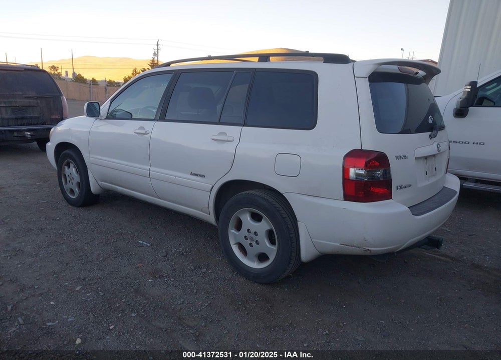 2007 TOYOTA HIGHLANDER LIMITED V6 VIN: JTEEP21A470231249