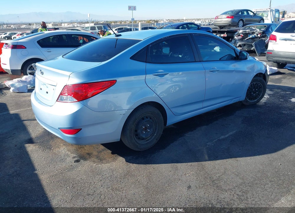 2013 HYUNDAI ACCENT GLS VIN: KMHCT4AE1DU444701