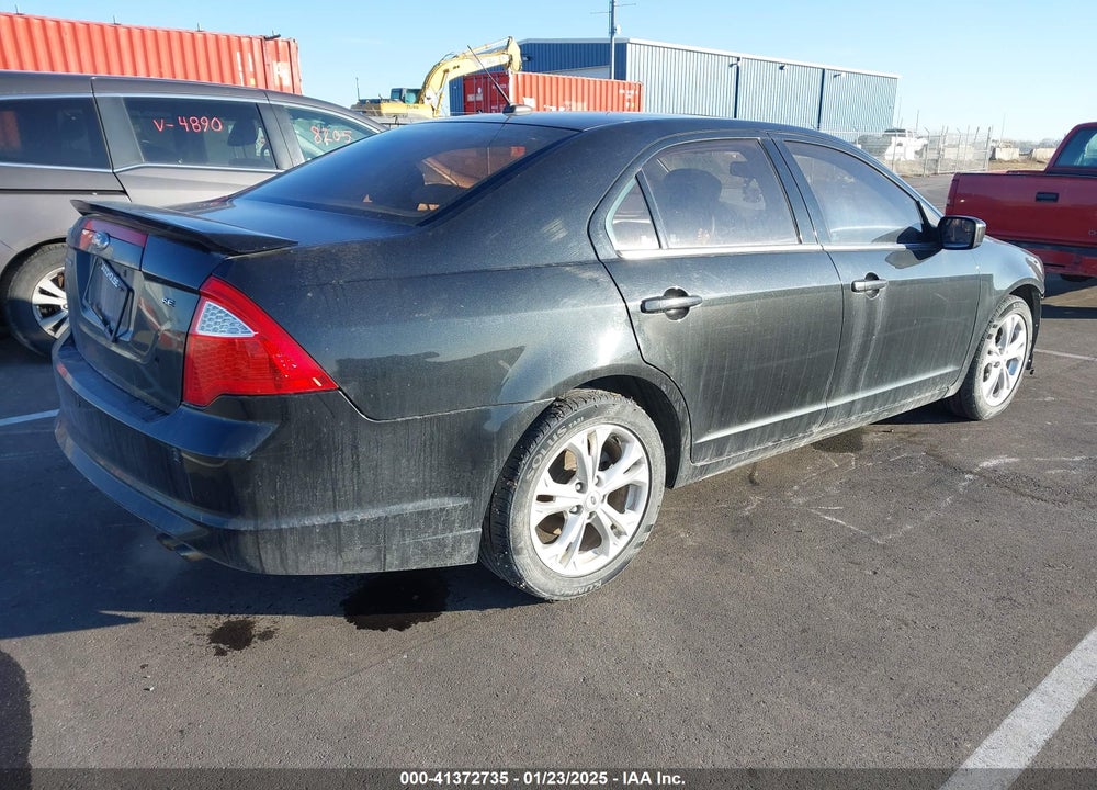 2012 FORD FUSION SE VIN: 3FAHP0HAXCR416756