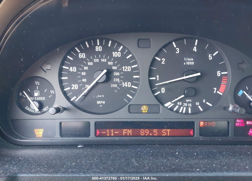 2004 BMW X5 3.0I VIN: 5UXFA13594LU26695