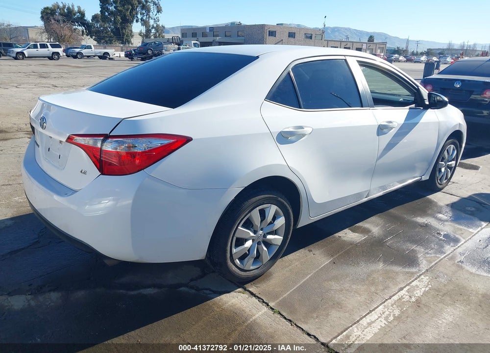 2016 TOYOTA COROLLA VIN: 5YFBURHE7GP525770