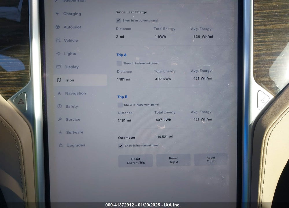 2015 TESLA MODEL S VIN: 5YJSA1V12FF099301