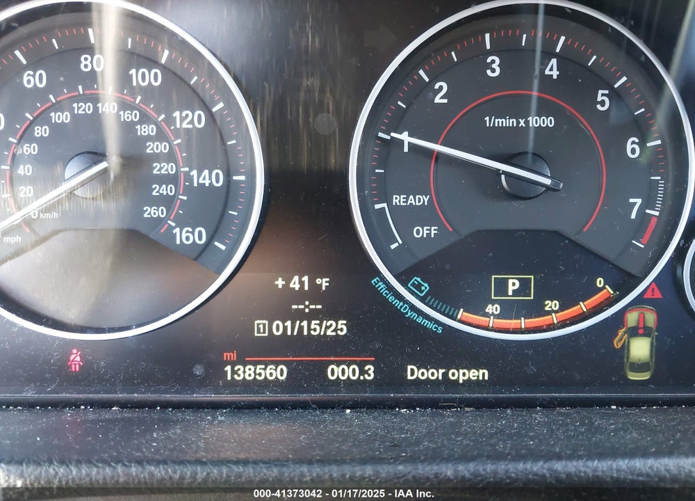 2014 BMW 3 SERIES VIN: WBA3B9G5XENR91793
