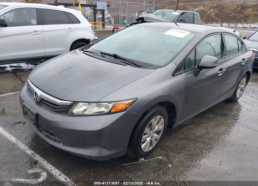 2012 HONDA CIVIC SDN LX VIN: 19XFB2F5XCE363145