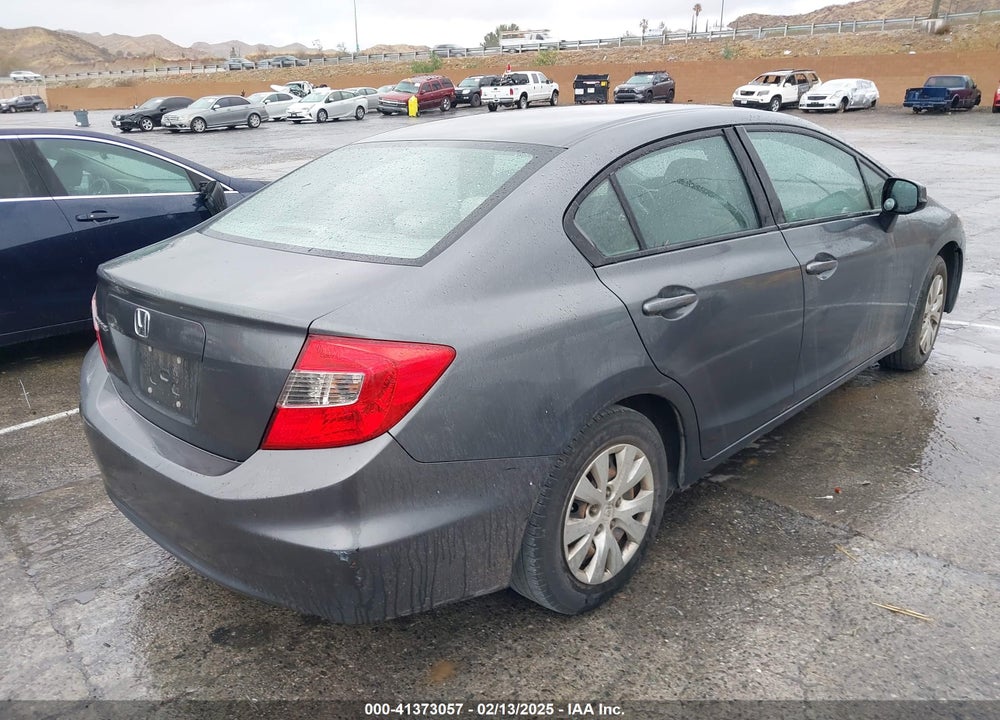 2012 HONDA CIVIC SDN LX VIN: 19XFB2F5XCE363145