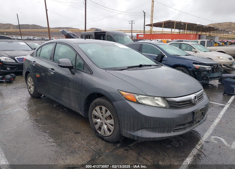 2012 HONDA CIVIC SDN LX VIN: 19XFB2F5XCE363145