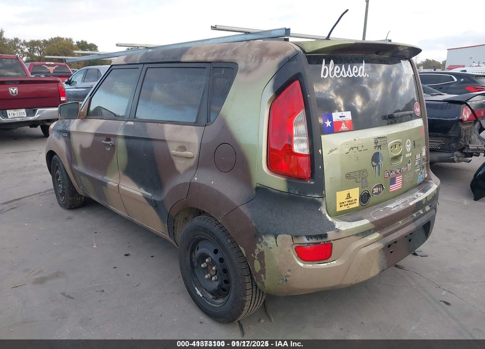 2013 KIA SOUL VIN: KNDJT2A56D7629017