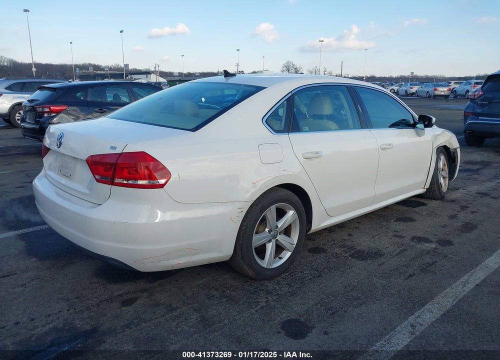 2013 VOLKSWAGEN PASSAT VIN: 1VWBP7A3XDC054803