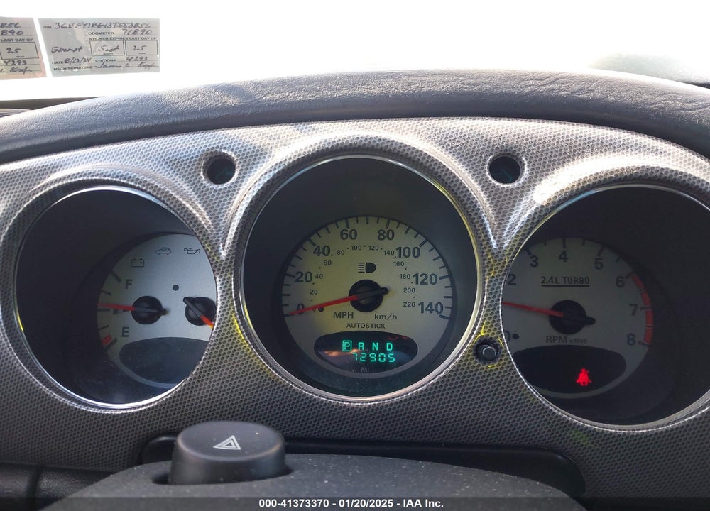 2003 CHRYSLER PT CRUISER GT VIN: 3C8FY78G13T553856