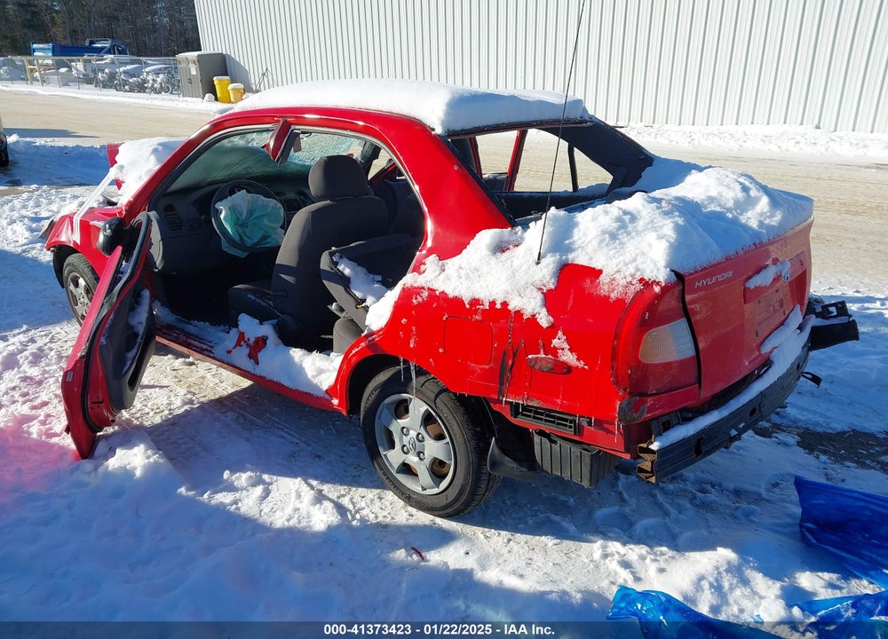 2002 HYUNDAI ACCENT GL VIN: KMHCG45C72U285130