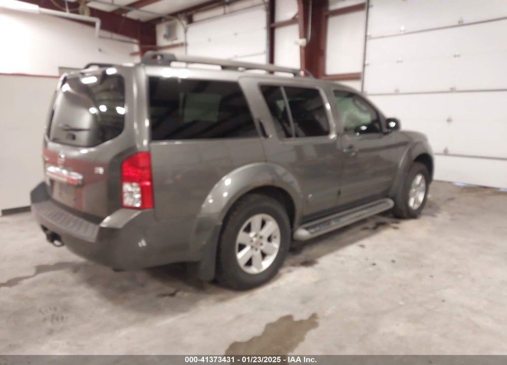 2008 NISSAN PATHFINDER SE VIN: 5N1AR18B98C644298