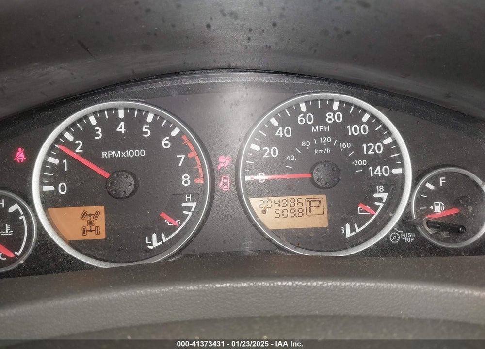2008 NISSAN PATHFINDER SE VIN: 5N1AR18B98C644298