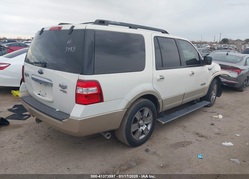 2008 FORD EXPEDITION EDDIE BAUER/KING RANCH VIN: 1FMFU17508LA63983