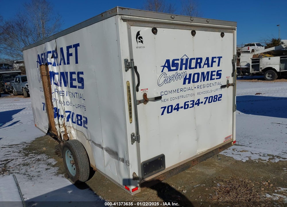 2017 SPARTA MANUFACTURING CORP ENCLOSED TRAILER VIN: 50XBE1426HA005014