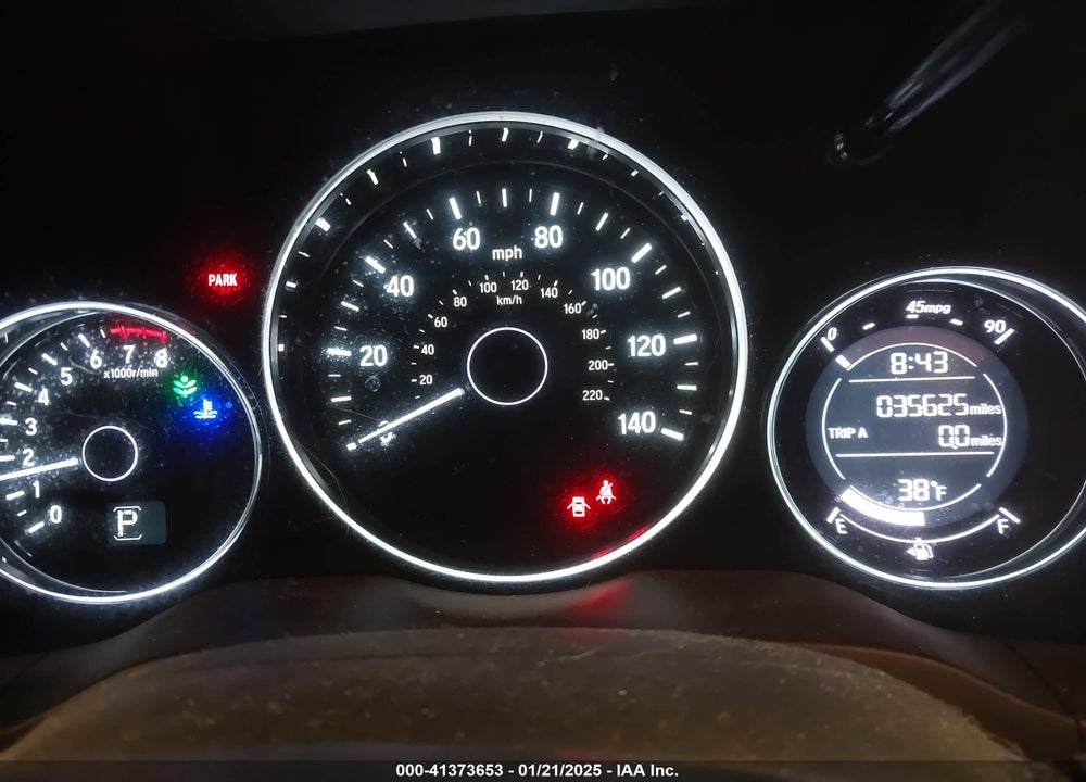 2016 HONDA HR-V EX-L VIN: 3CZRU6H74GM735386