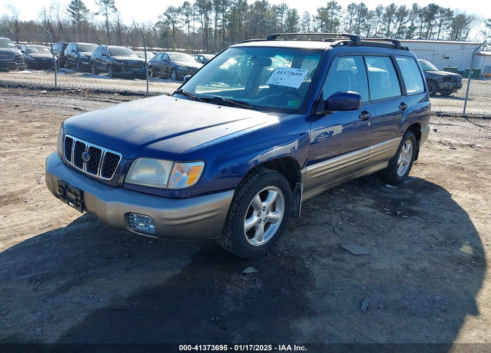 2002 SUBARU FORESTER S VIN: JF1SF65512H712980