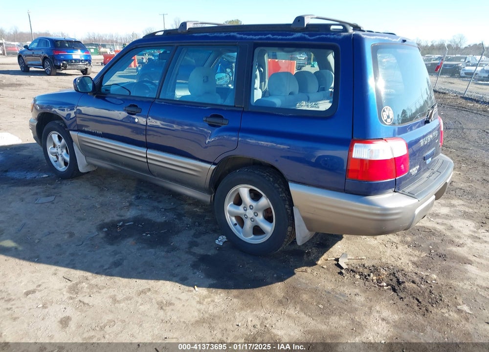 2002 SUBARU FORESTER S VIN: JF1SF65512H712980