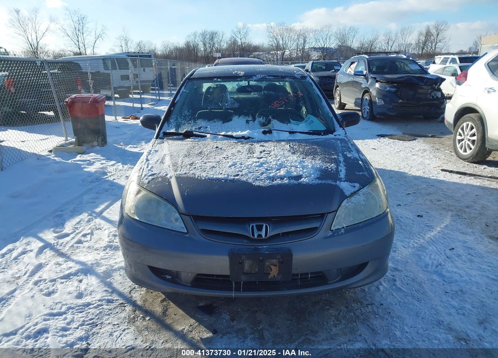 2005 HONDA CIVIC LX VIN: 1HGES16575L026739