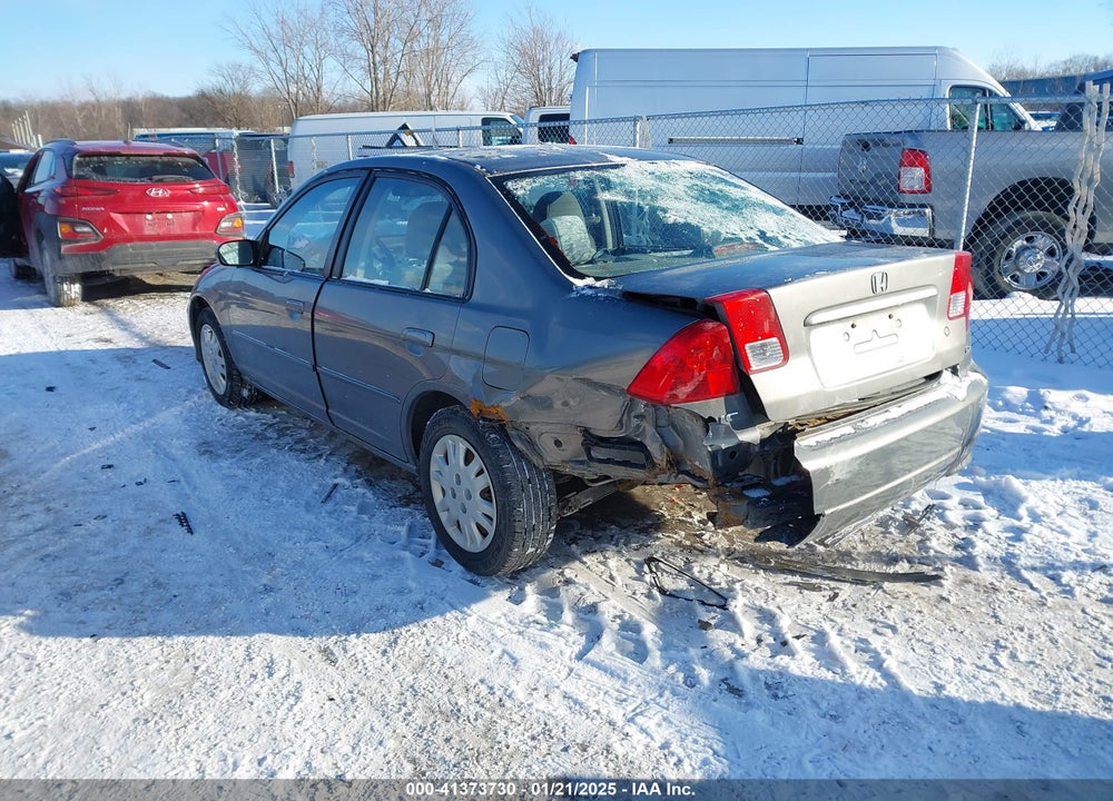 2005 HONDA CIVIC LX VIN: 1HGES16575L026739